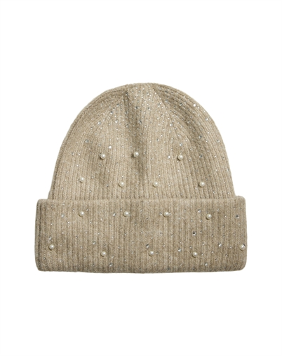  Vila - VISumm Beanie Hue - Natural Melange 
